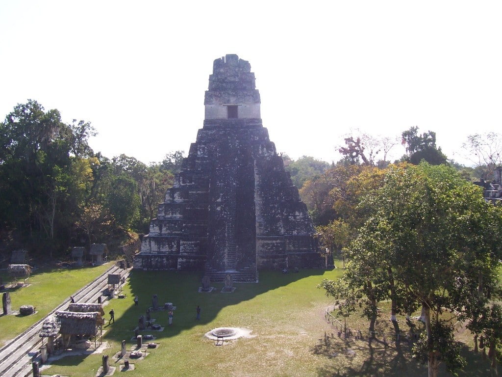 Tikal Ruins, Guatemala, Central America, pyramid