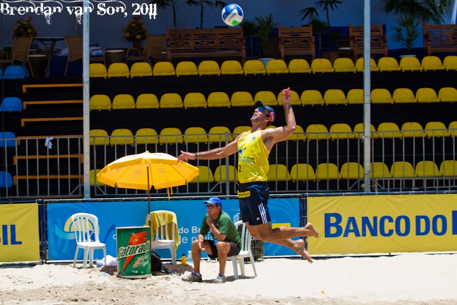Beach Volleyball Serve, Rio de Janerio