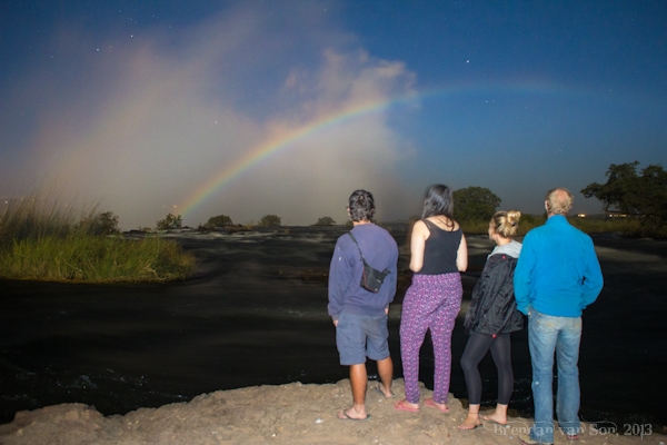 Livingstone, Zambia, lunar rainbow