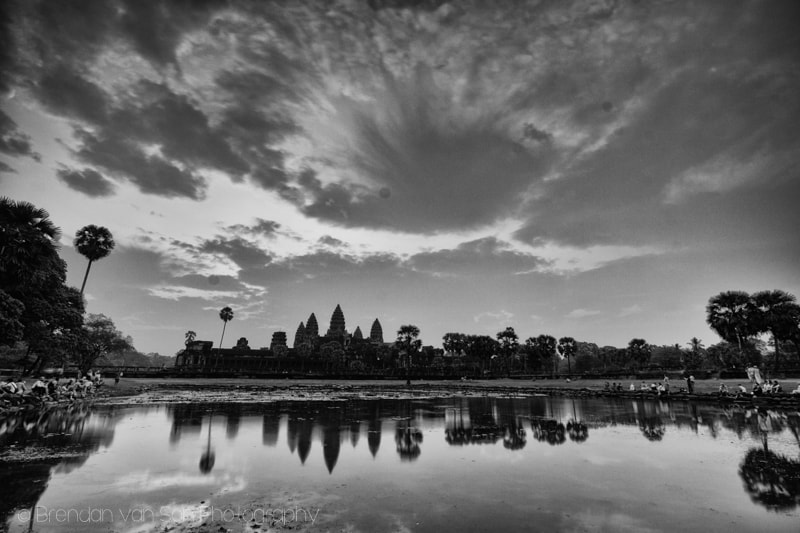 Angkor Wat Black and White