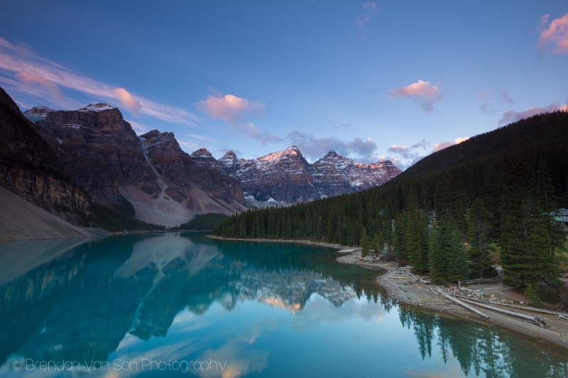 Last image of Moraine Lake from this time around. 10mm: f/16, 1.3sec., ISO100