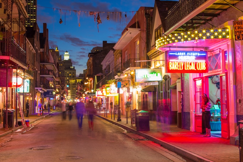 Bourbon Street, New Orleans